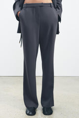 Pantalon droit collection zw - Grenat