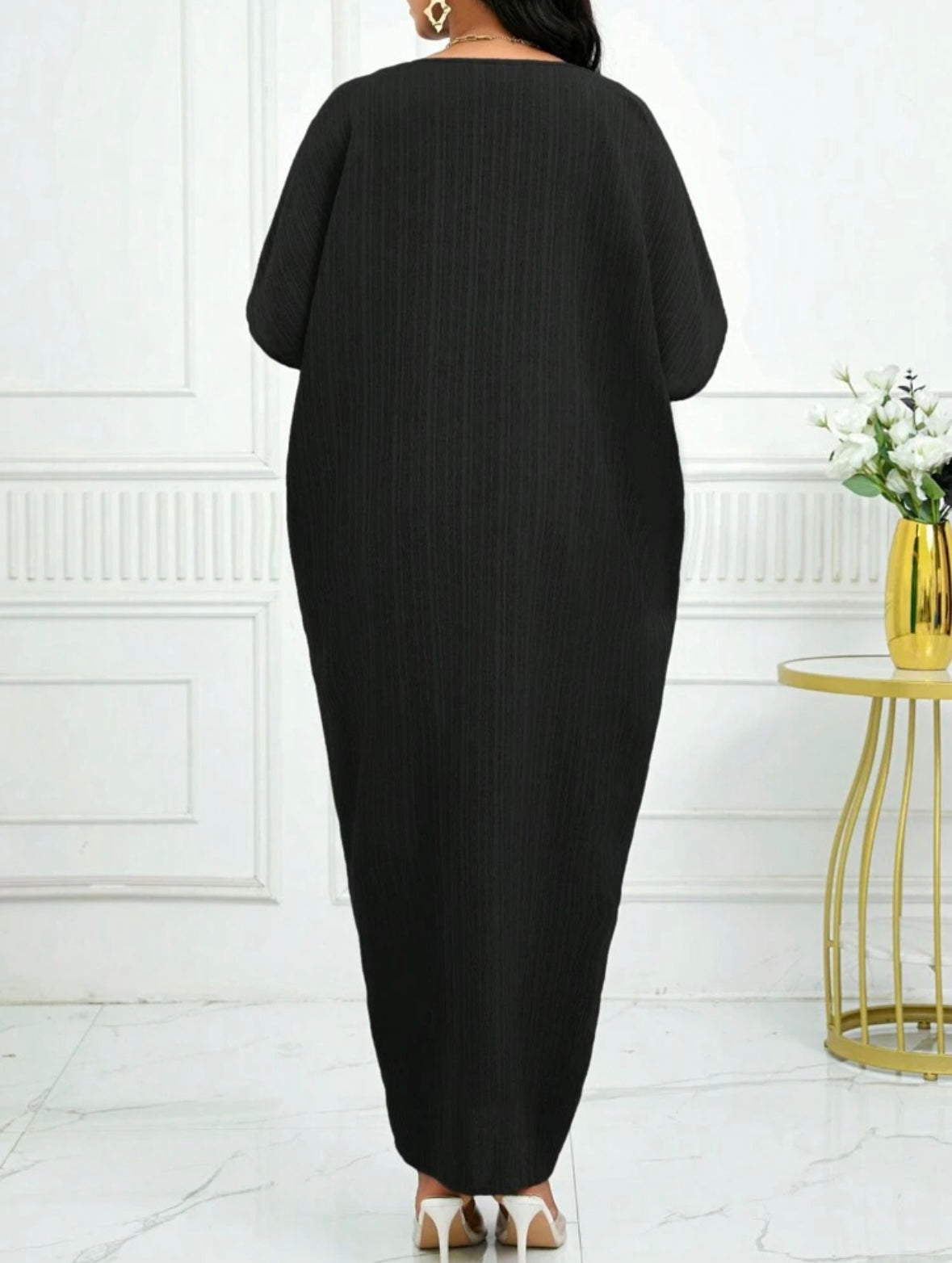 Robe caftan - Noir
